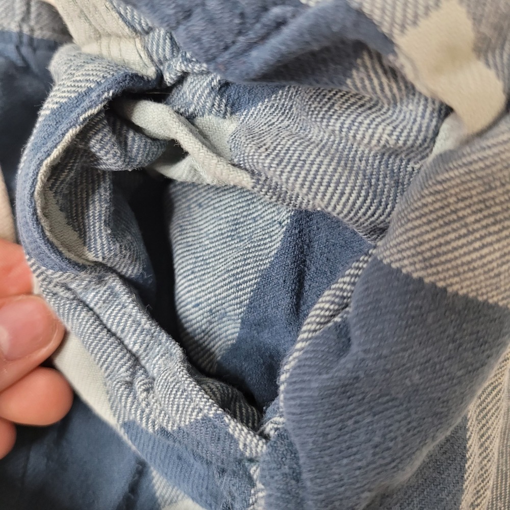 Pact Womens Blue Buffalo Check Flannel Pajama Shorts Small‎ - Picture 4 of 5